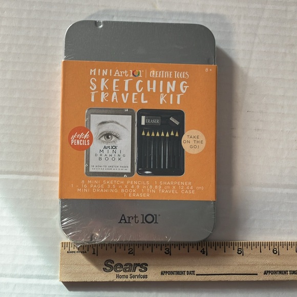 Art 101 Mini Travel Sketching Kit Creative Tools - Picture 2 of 2